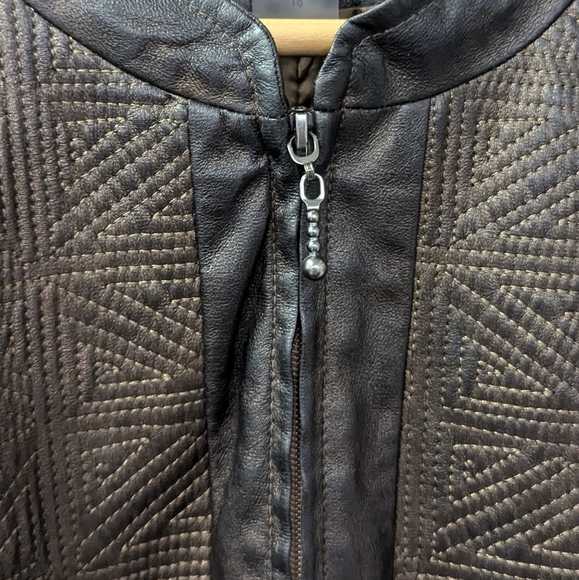 Sanjay leather inspired jacket - Size 16 - Picture 4 of 8